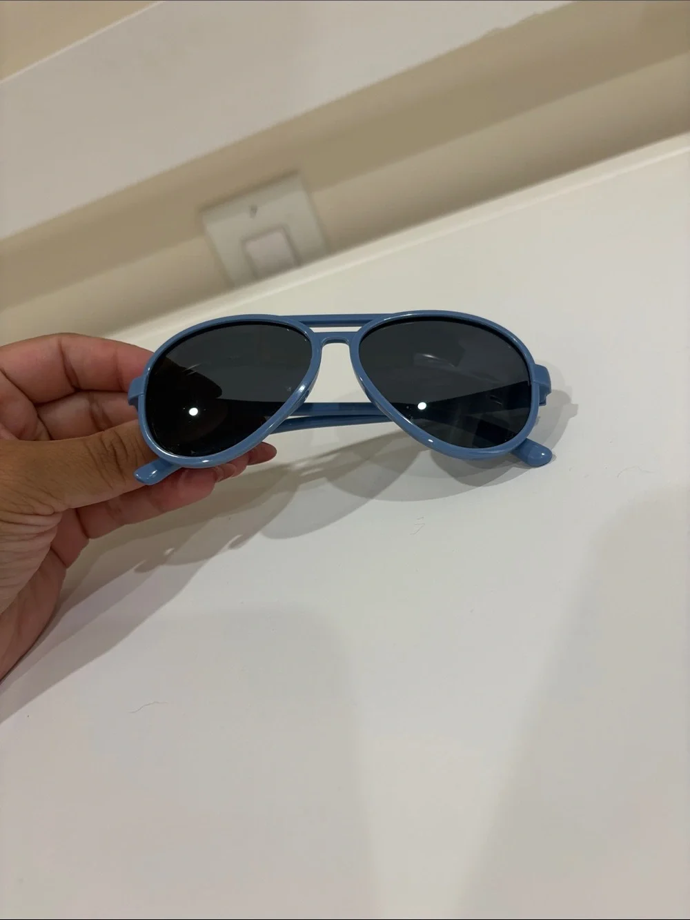 Kids Blue Aviator Sunglasses - Unbranded